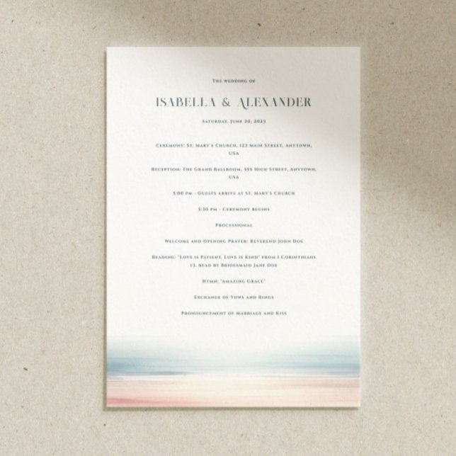 Wailea Wedding Program (Von Creator hochgeladen)