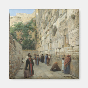 Wailing Wall von Gustav Bauernfeind Magnet