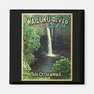 Wailuku Staat Park Hawaii Magnet