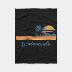 Waimanalo Beach Hawaii Familie passende Urlaubssac Fleecedecke