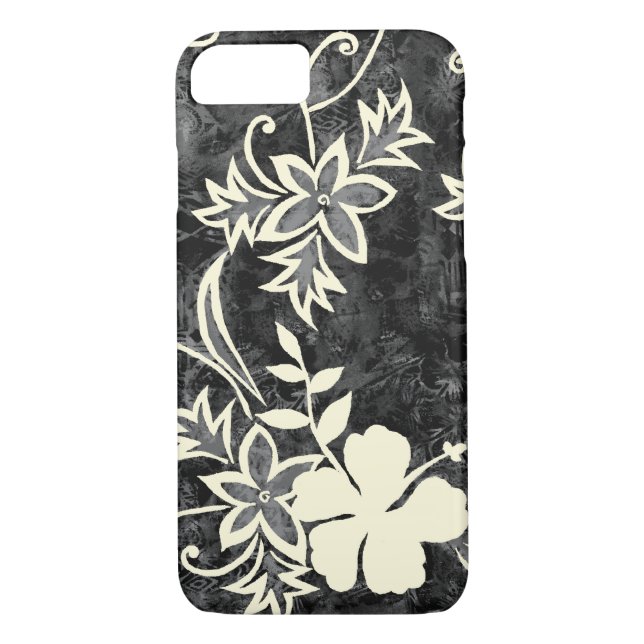 Waimanalo Hawaiian Hibiskus Batik Case-Mate iPhone Hülle (Rückseite)