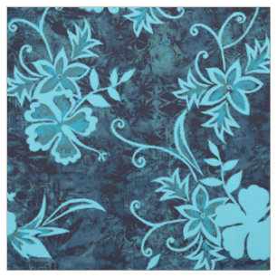 Waimanalo Hawaiianischer Hibiskus Batik Stoff