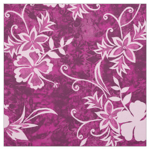 Waimanalo hawaiischer Hibiskus-Batik Stoff