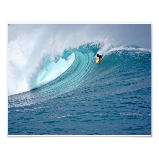 Waimea Bay Bodyboarder Fotodruck (Vorne)