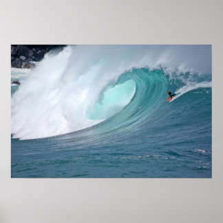 Waimea Bay Boogieboarder Poster