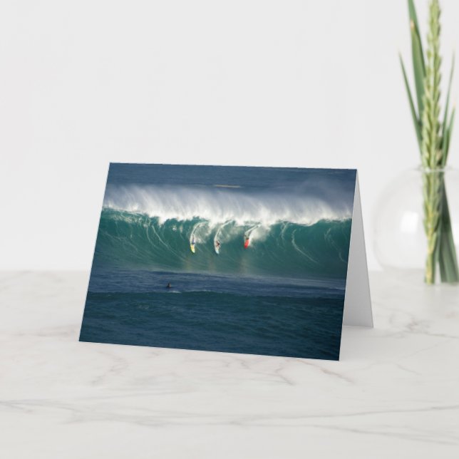 Waimea Bay Hawaii Karte (Vorderseite)
