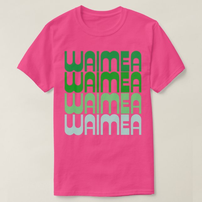 Waimea Beach Retro T-Shirt (Design vorne)