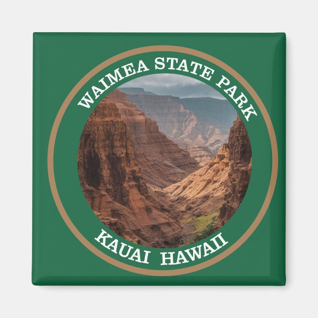 Waimea Canyon Staat Park, Hawaii Magnet (Vorne)