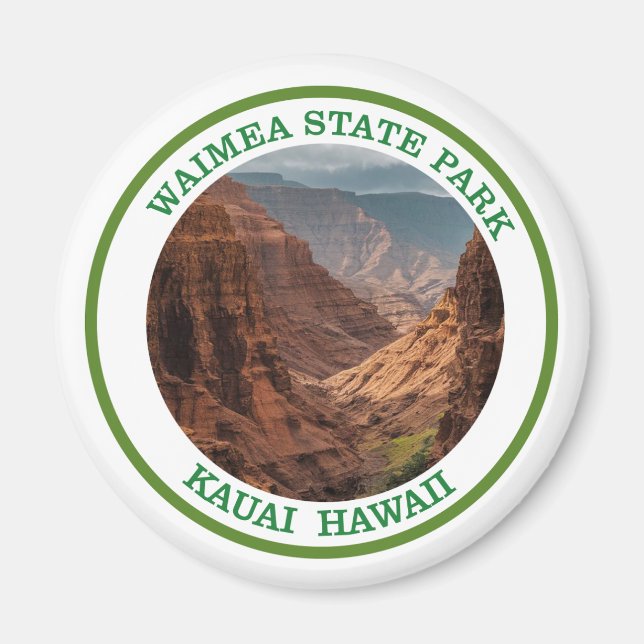 Waimea Canyon Staat Park, Hawaii Magnet (Vorne)