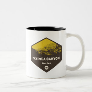 Waimea Canyon Staat Park Hawaii Zweifarbige Tasse