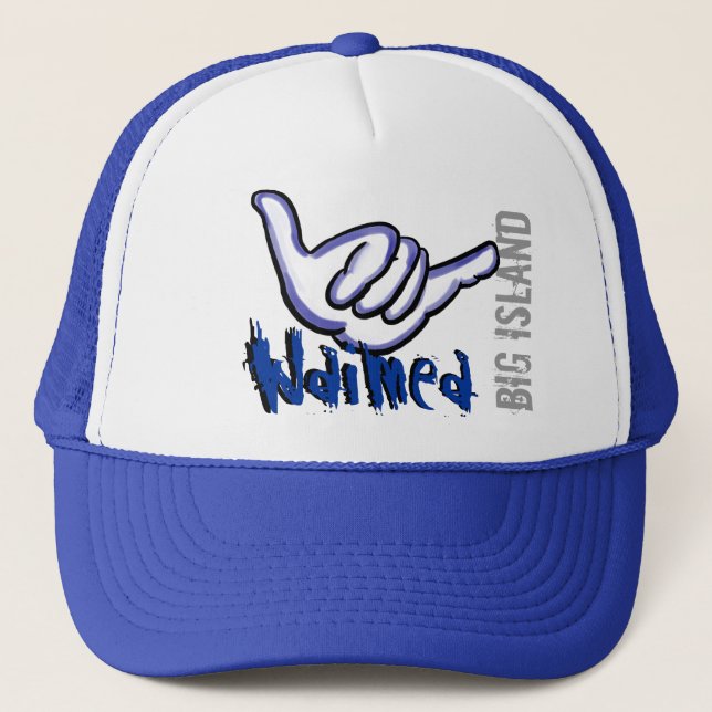 Waimea Hawaii Truckerkappe (Vorderseite)