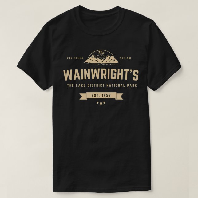 Wainwright Lakeland Fells 214 Hiking 2 T-Shirt (Design vorne)