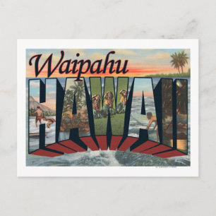 Waipahu, Hawaii - Große Briefszenen Postkarte