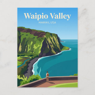 Waipio Valley Aussichtspunkt Deutschland is not a Postkarte