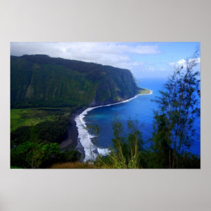 Waipio Valley Lookout, Hawaii, Print Poster