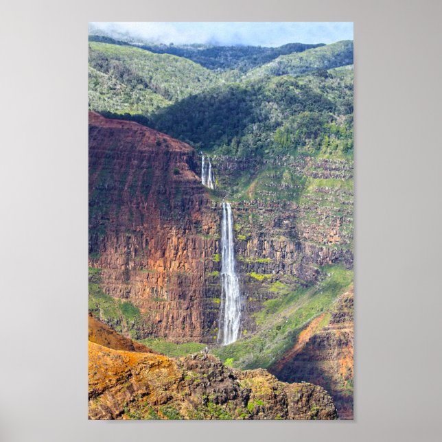 Waipoo Falls, Waimea Canyon, Kauai, Hawaii Poster (Vorne)