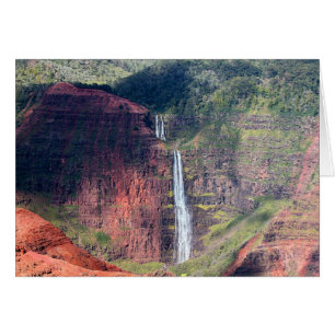 Waipoo fällt in Waimea Schlucht auf Kauai