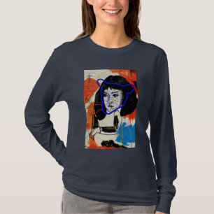 Waisenabstrakter M Klon des SCHWARZ-  - Projekt T-Shirt