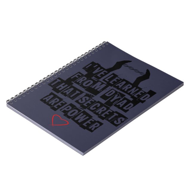 Waisendyade-Geheimnis-Entwurfs-Notizbuch des Notizblock (Linke Seite)