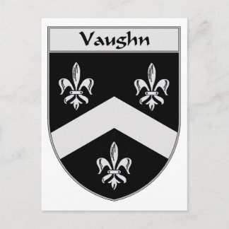 Waisenhaube mit Waffen/Familienwappen Postkarte