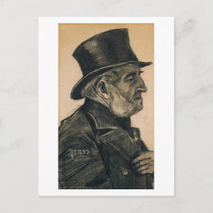 Waisenmann mit Zylinder, Vincent van Gogh Postkarte