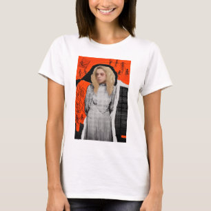 Waisenschwarzes Helena - gotische Skizze T-Shirt