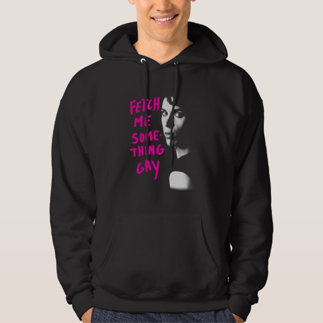 Waisenschwarzes | holen mir homosexuelles etwas hoodie (Vorderseite)