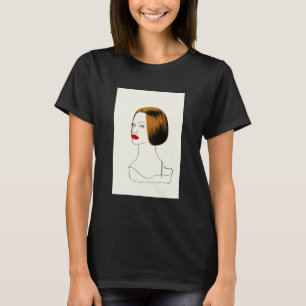Waisenschwarzes Rachel - noble Klon-Skizze T-Shirt