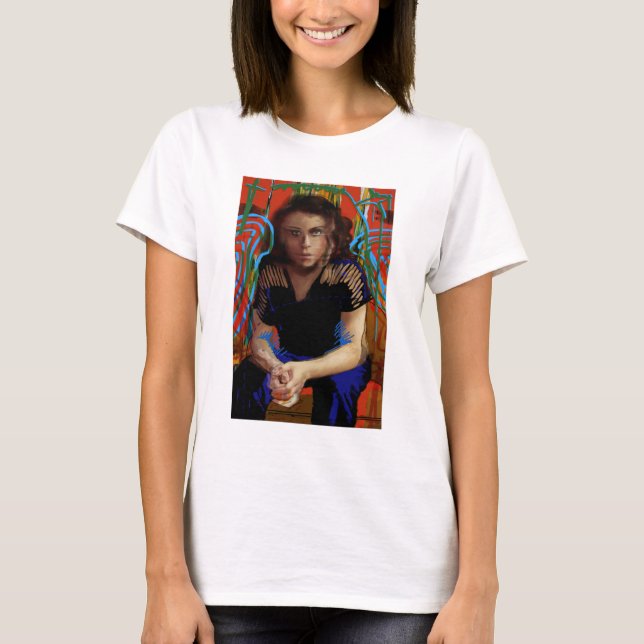 Waisenschwarzes | Tatjana Maslany - T-Shirt (Vorderseite)