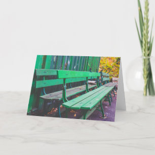 Waiting Green Park Benches Karte