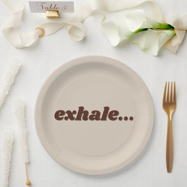 Waiting To Exhale Luxe Paper Plates Pappteller (Hochzeit)