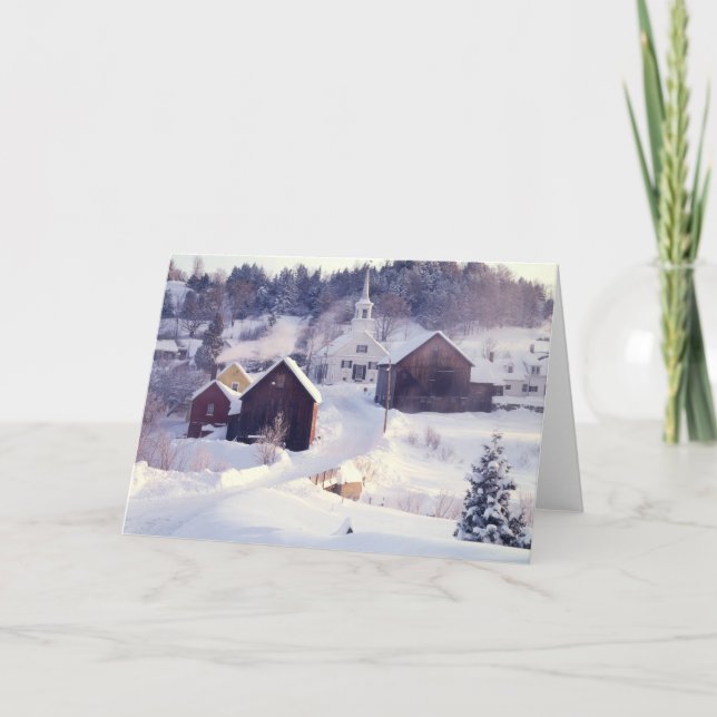 Waits River Vermont Greeting Card Karte (Vorderseite)