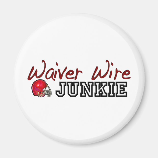 Waiver Wire Junkie Magnet (Vorne)