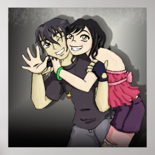 Wakaba und Arai Poster