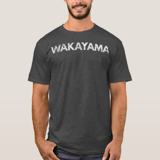 Wakayama Japan erschütterte Grafik-T - Shirt