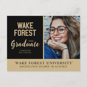 Wake Forest University   Wake Forest Ankündigungspostkarte