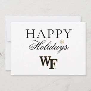 Wake Forest University   WF Feiertagskarte