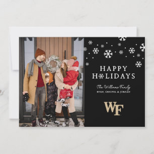 Wake Forest University   WF Feiertagskarte