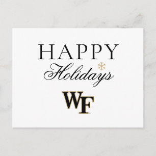 Wake Forest University   WF Feiertagspostkarte