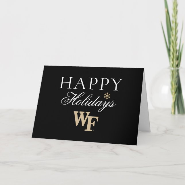 Wake Forest University | WF Karte (Vorderseite)