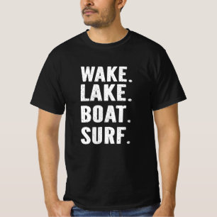 Wake Lake Boat T-Shirt