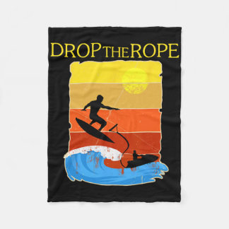 Wake Surfing Gift Shirt Boat Lake Wakesuring Drop  Fleecedecke