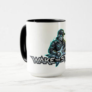 Wake The Strings Retro Future Art Tasse