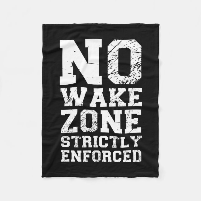 Wake-Zone streng durchgesetzt lustige Pontonsee Fleecedecke (Vorderseite)