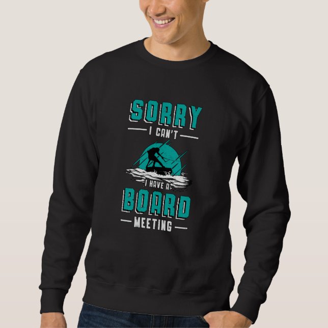 Wakeboard Board Meeting Wakeboarder Wakeboarding Sweatshirt (Vorderseite)