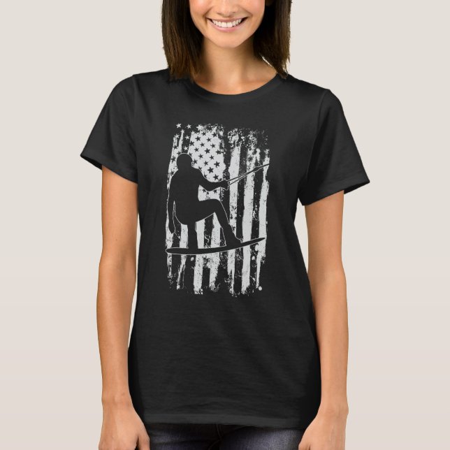 Wakeboard-Geschenk T-Shirt (Vorderseite)