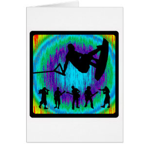 Wakeboard rühren sich oben