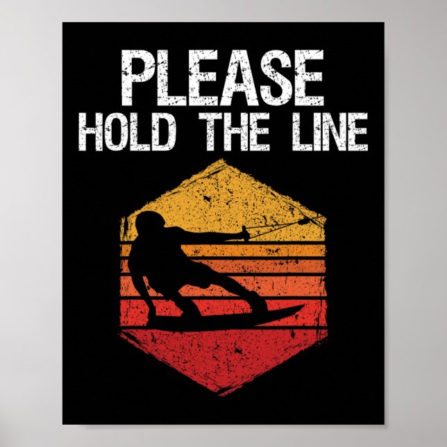 Wakeboard Wakeboarder Wakeboarden Freestyle Wake  Poster (Vorne)