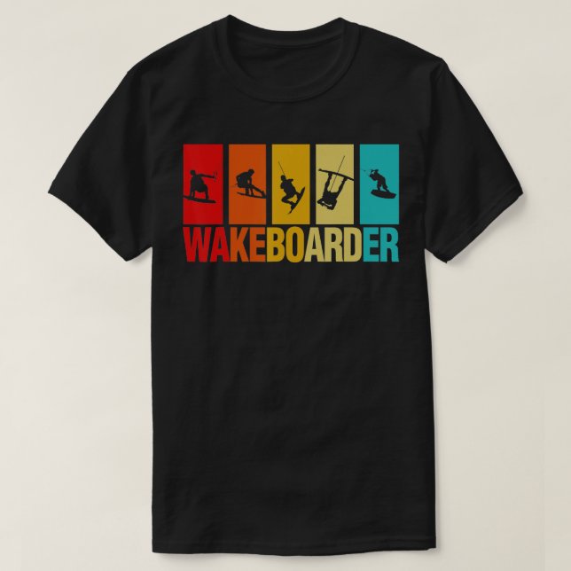 Wakeboarden Wakeboard Wassersport Weckend T-Shirt (Design vorne)