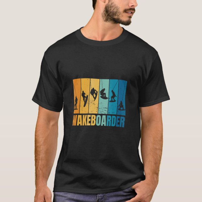 Wakeboarden Wakeboarder Wakeboard T-Shirt (Vorderseite)